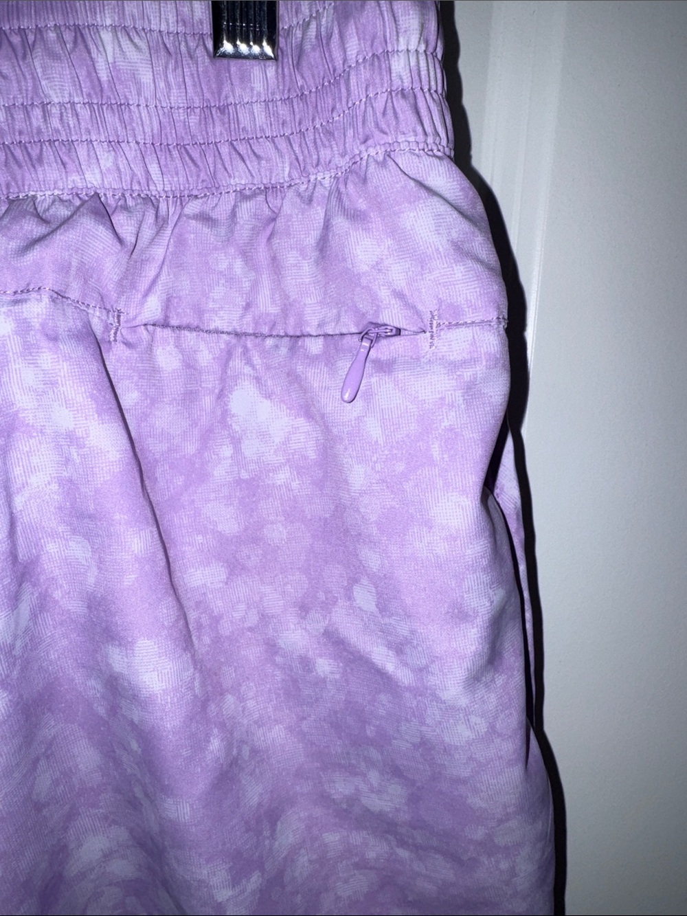 Athletic Works Purple Tie-Dye Athletic Shorts - Picture 4 of 6
